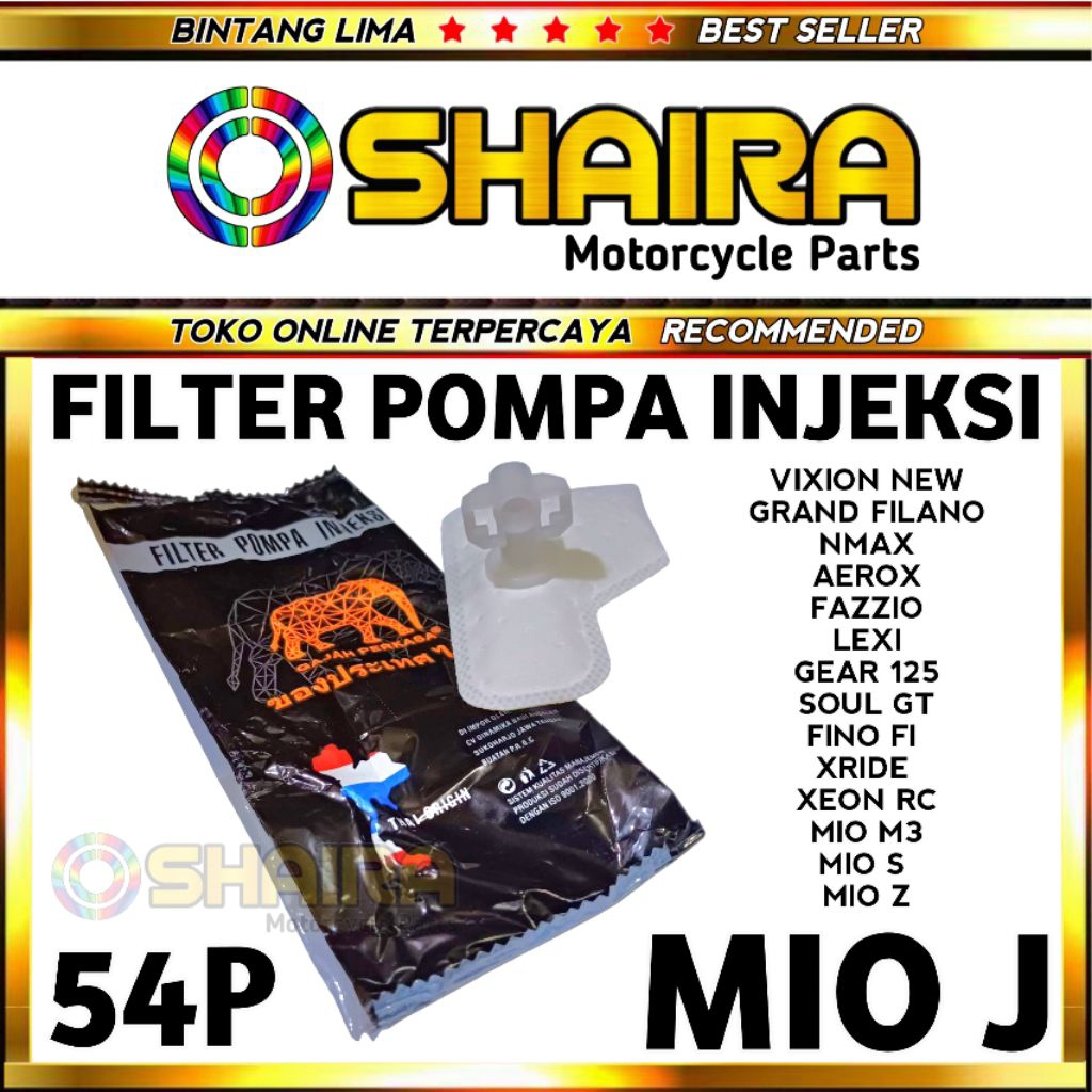 54P - PAMPERS FILTER SARINGAN BENSIN FUEL PUMP MIO J/M3/SOUL GT/FINO/N MAX SARINGAN INJEKSI MIO J FI
