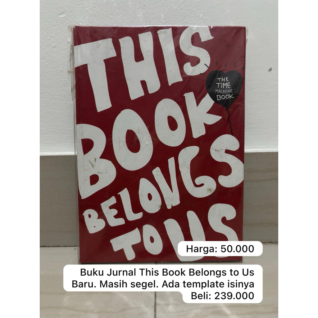 

NEW!! Buku Jurnal This Book Belongs to Us