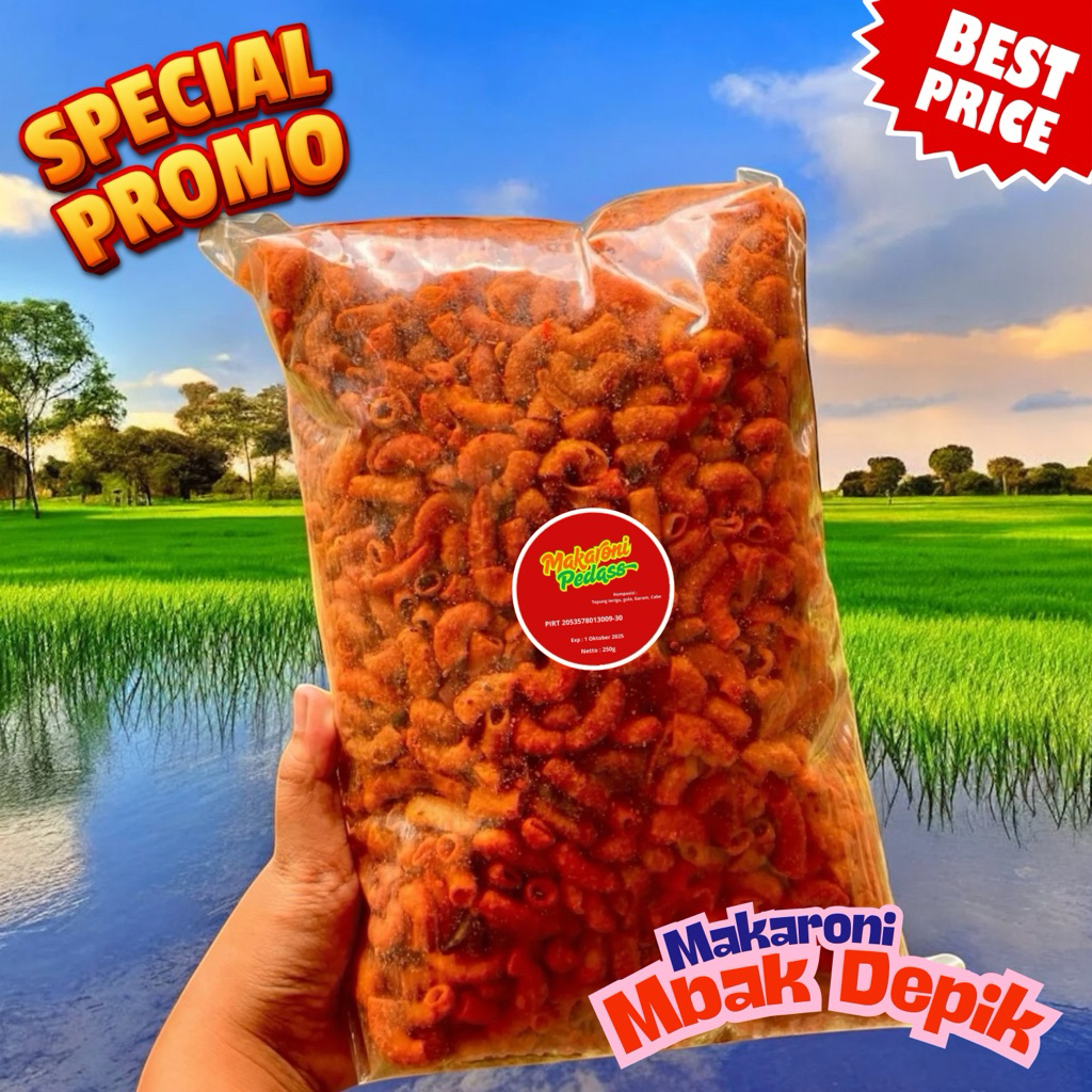 

Snack Pedas 250gr Paling Hits di Surabaya – Makaroni Gokil!