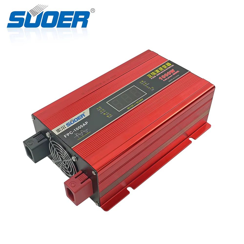 Inverter SUOER Pure Sine Wave 1000 VA 1000 Watt inverter PSW 1000W FPC-1000A sinus murni