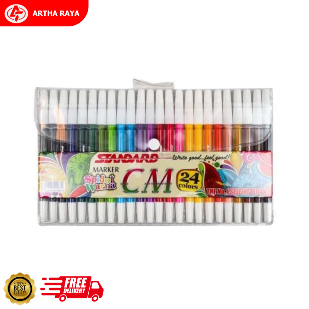 

Spidol Warna Standard 24 Warna CM-24W