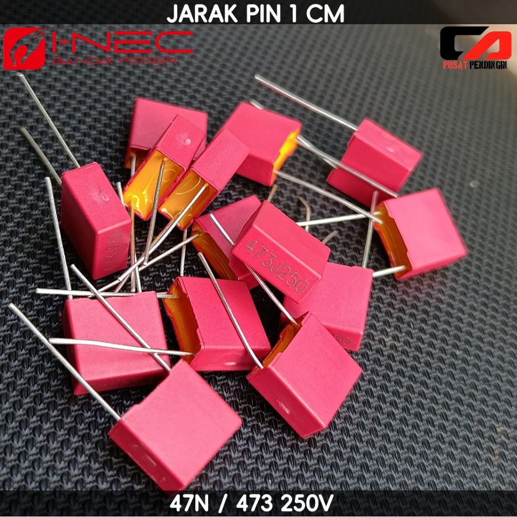 Kapasitor 47N / 473 250V Pin 1cm