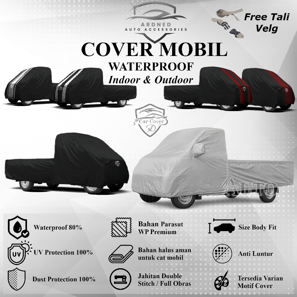sarung cover body mobil pickup carry futura gran max colt 120  pickup los back waterproof