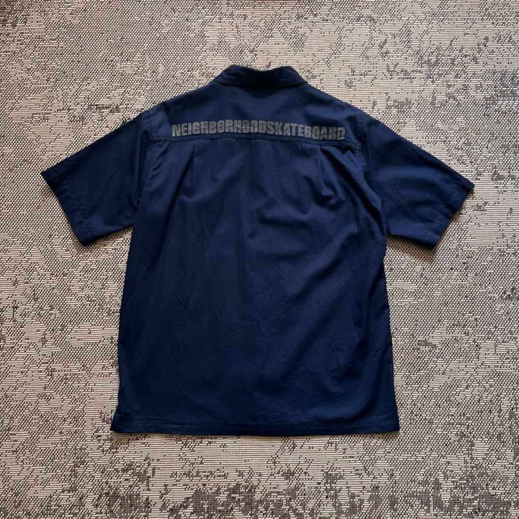 neighborhood skateboard nhskate workshirt vintage rare