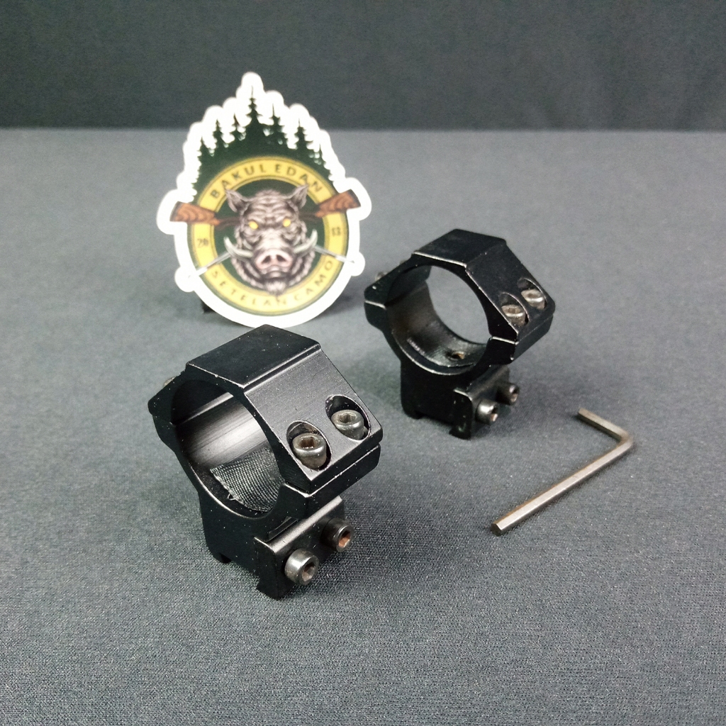 MOUNTING DOBEL BAUT OD30 REL 11 PENDEK / MONTING TELESKOP OD30 REL 11 (SC2231)