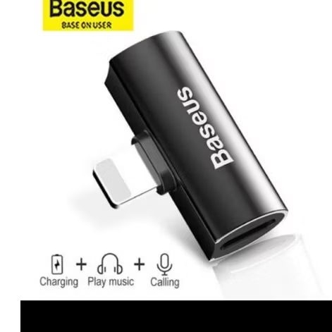 TRS - Second part BASEUS L46 Adapter Splitter Lightning Iphone Audio + charger