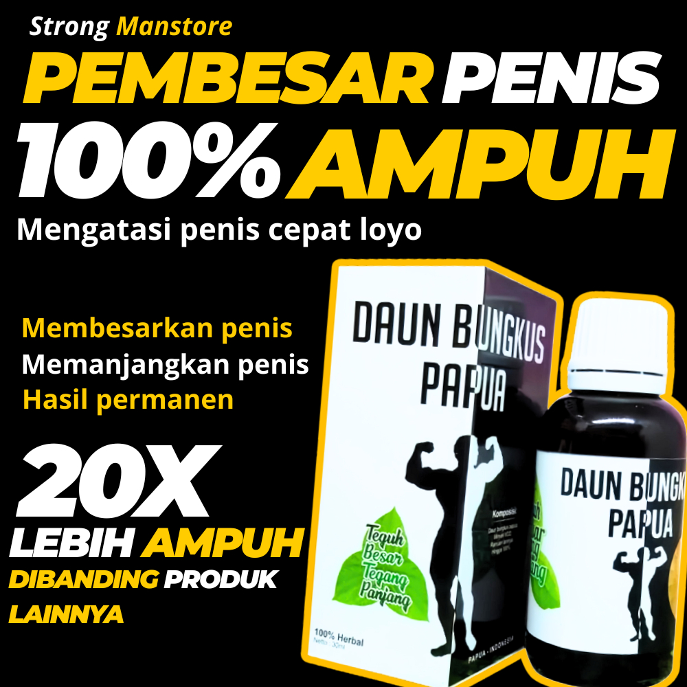 TIGA JARI OIL BPOM obat tradisional daun pembungkus asli papua original