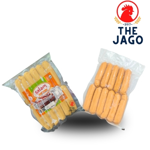 

Sosis Bakar Salam Mini Isi 11 - 500gr - Sosis Cocktail Premium - Cocok untuk BBQ & Acara