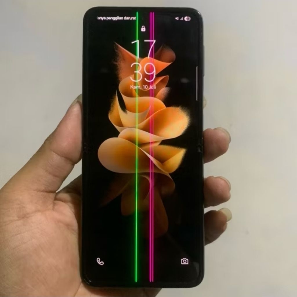 Hp Samsung Z Flip Second Resmi Sein 8/128GB