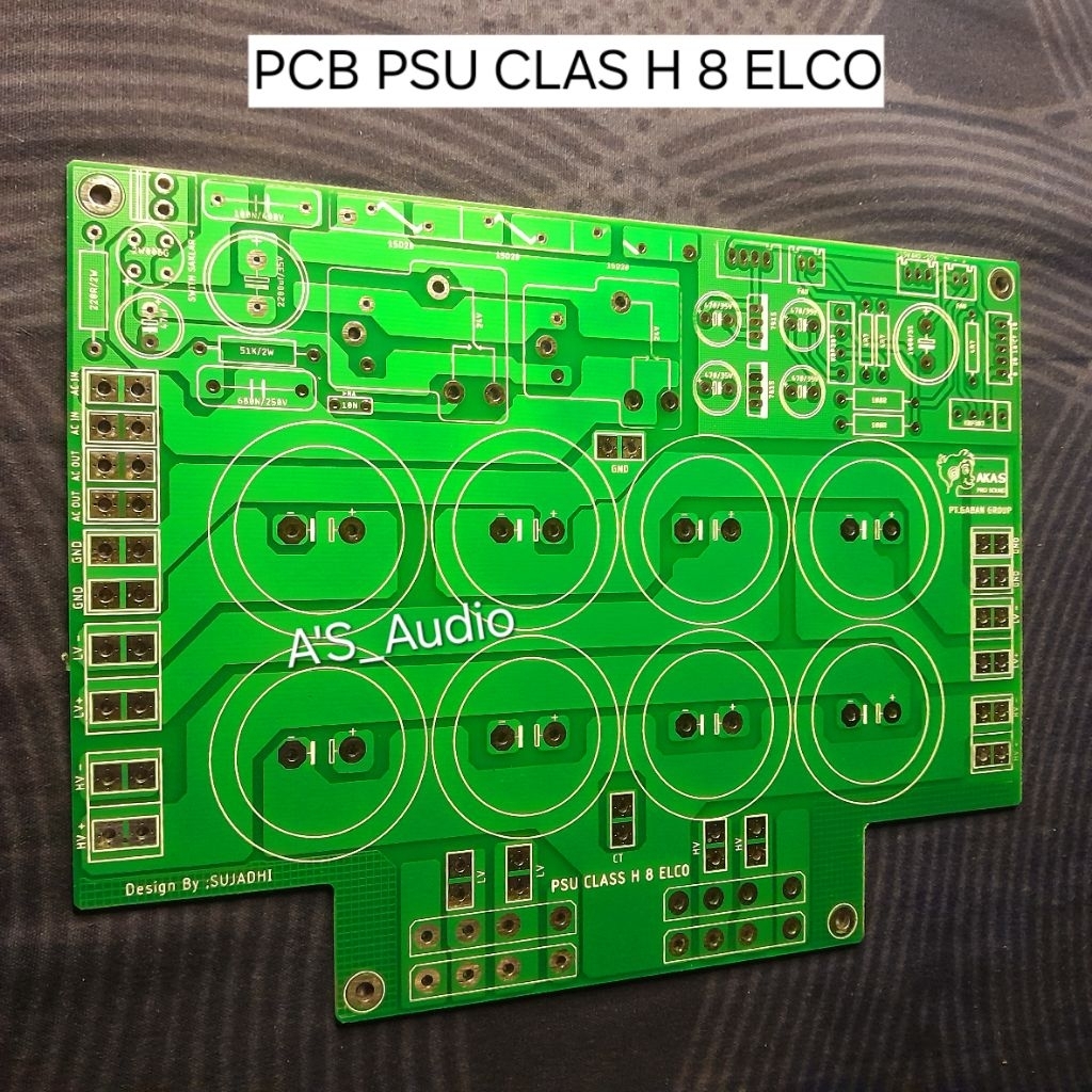 PCB PSU 8 ELCO CLAS H PCB CLAS H 8 ELCO
