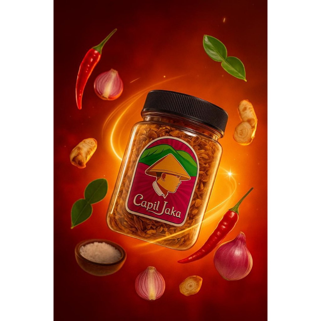 

Capil Jaka [MURNI] Bawang Merah Goreng Tanpa Tepung, MSG dan Ubi (200 gram)