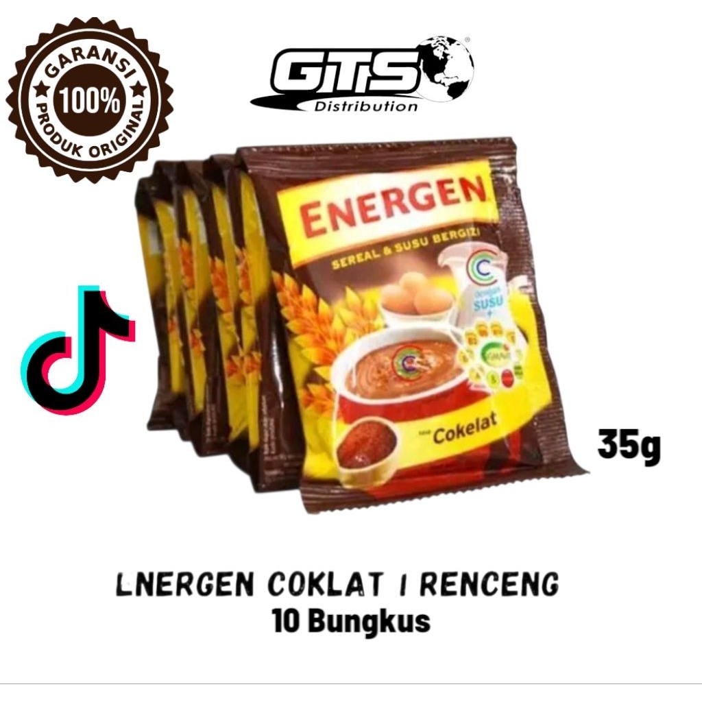 

Energen Sereal & Susu COKLAT 1 Renceng 10Bks Bersinergi Energen