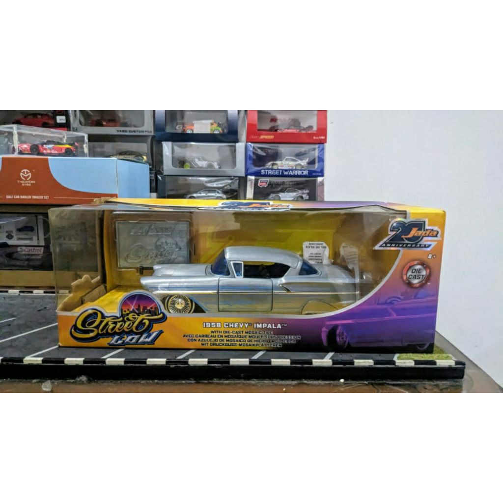 Diecast JadaToys Jada Toys Stret Low 20th Anniversary 1958 Chevy Impala