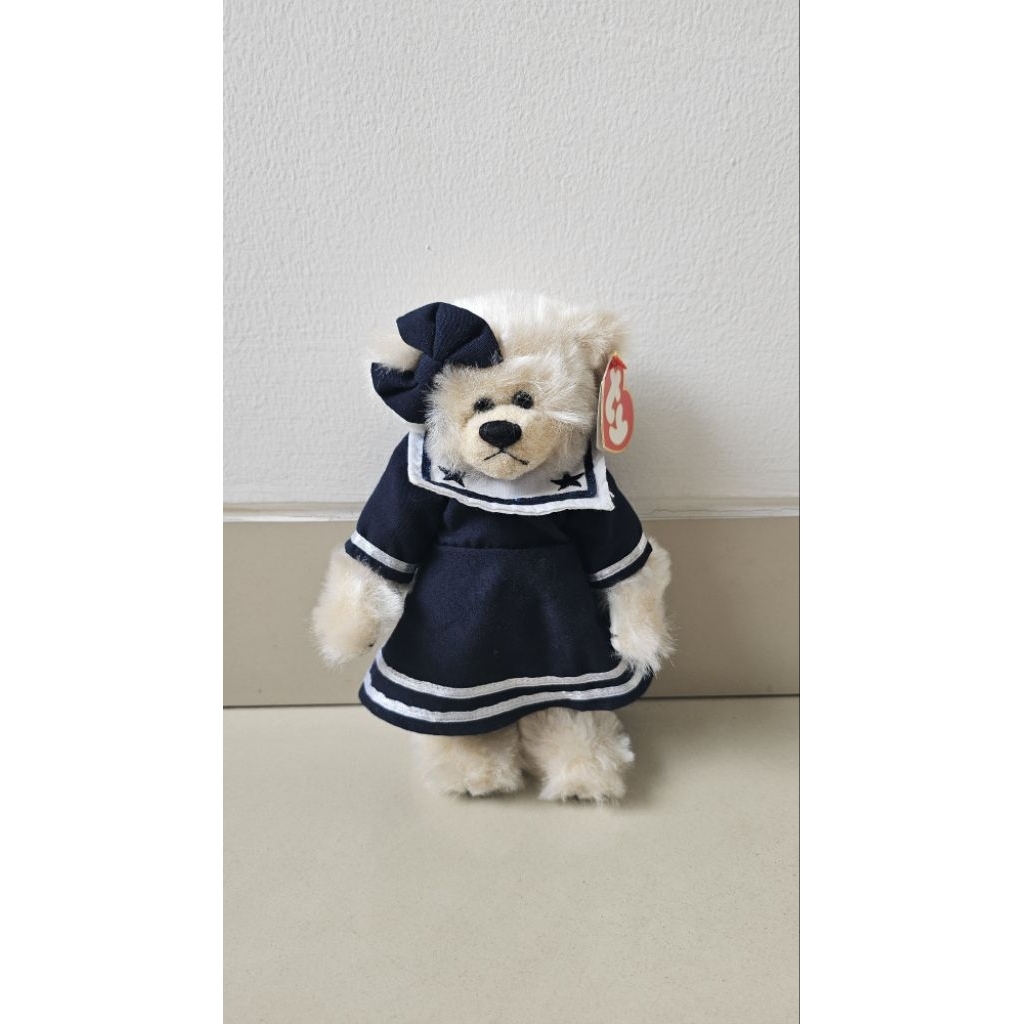 Boneka teddy bear small putar baju sailor