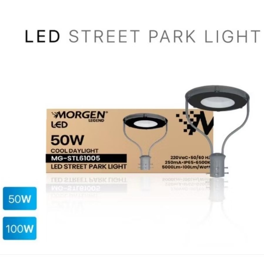 Morgen Led Street Park Light Legend series- Lampu trotoar Jalan Taman tahan air