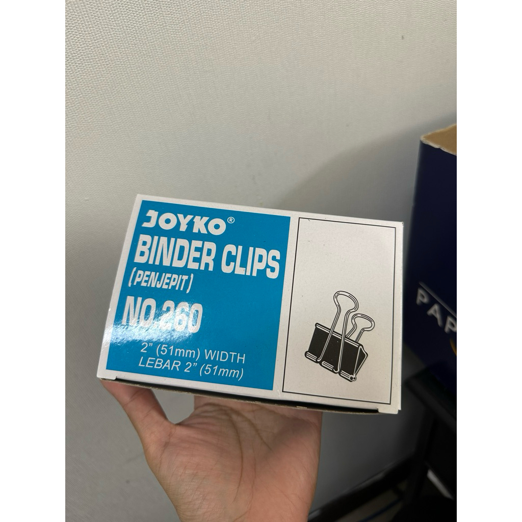

Binder Clips No. 260 Joyko 4.8 Cm 12 Pcs