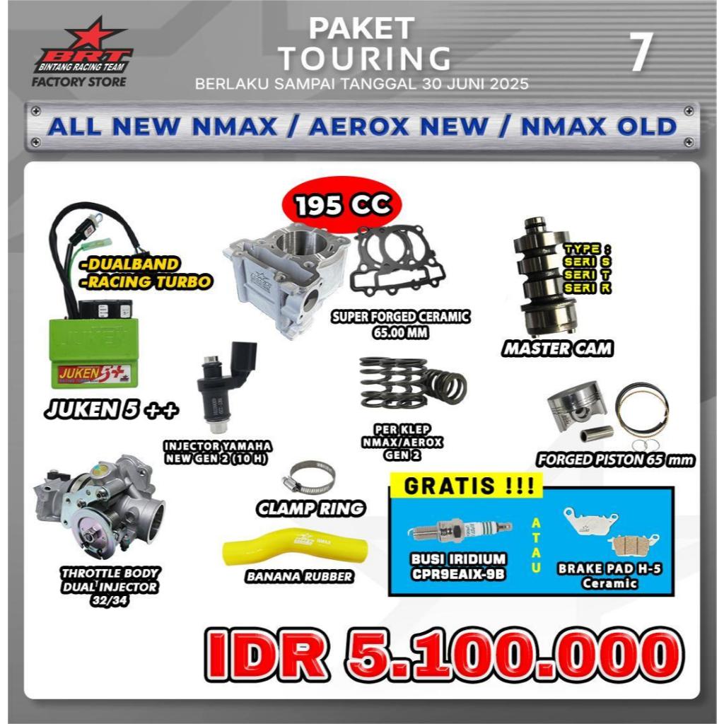 PROMO PAkET TOURING BRT / NEW NMAX / NMAX OLD / AEROX NEW BRT / JUKEN 5++// BLOK CERAMIC / PER KLEP 