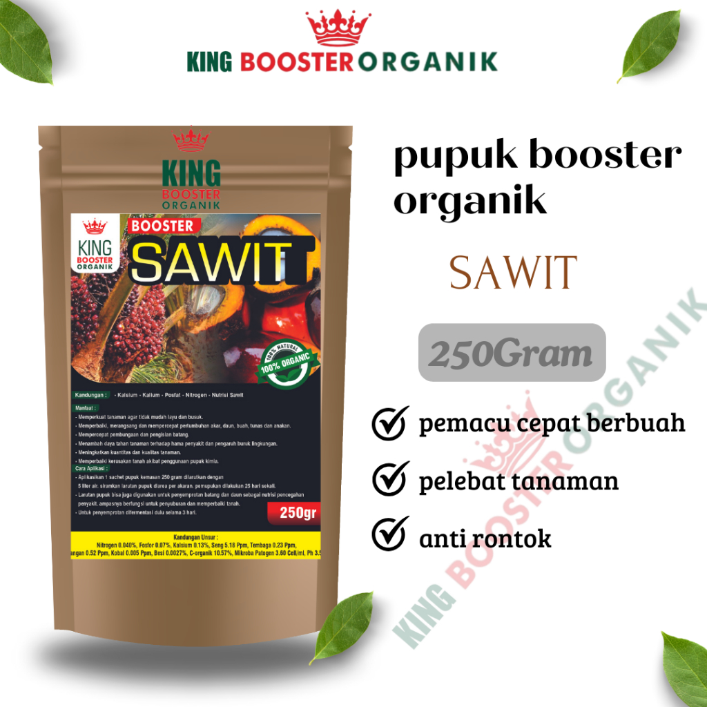Pupuk Pelebat Sawit Organik Booster Sawit Perangsang Buah Agar Hasil Lebih Cepat Pupuk Sawit Terbaik