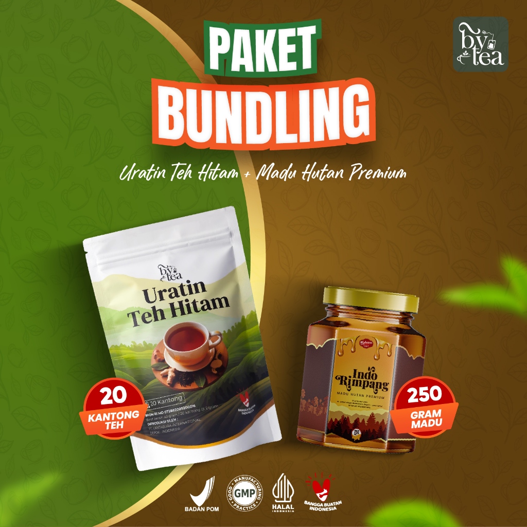 

Paket Bundling Bytea Uratin + Madu Hutan Indo Rimpang 250gr | Solusi Alami untuk Kesehatan Sendi & Pencernaan