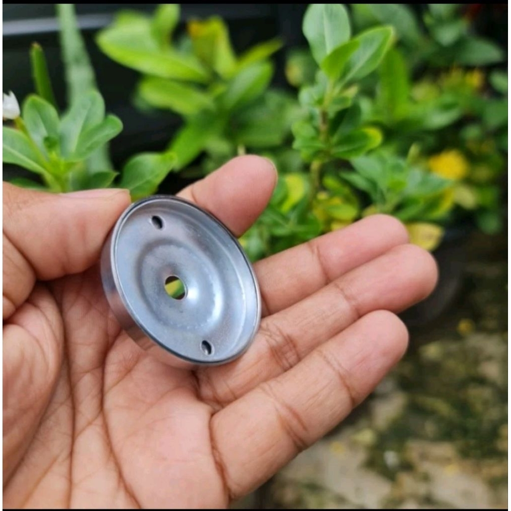 lepek /kaki handle pintu segi/bulat Stainless