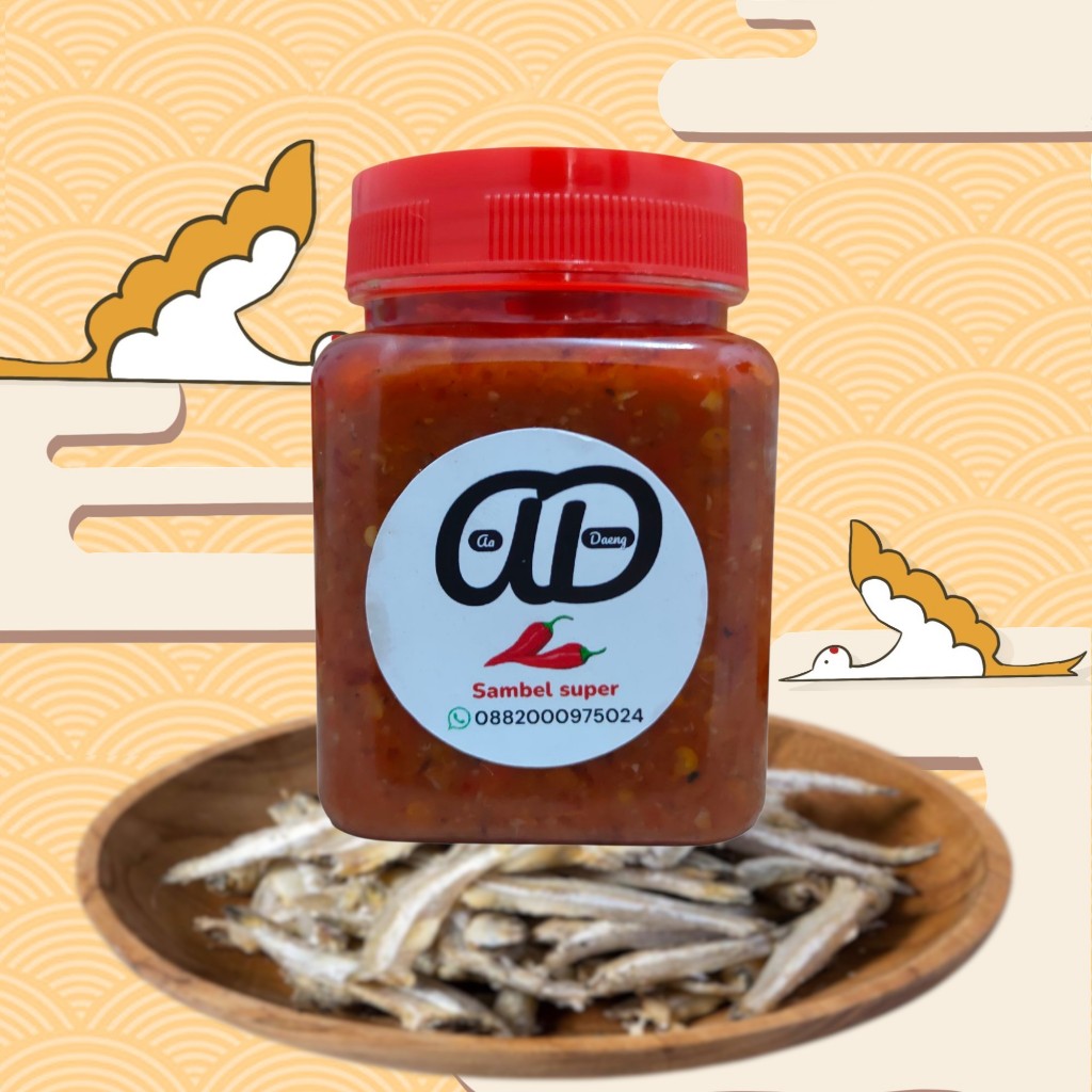 

Sambal teri pedas original tahan hingga 4 minggu