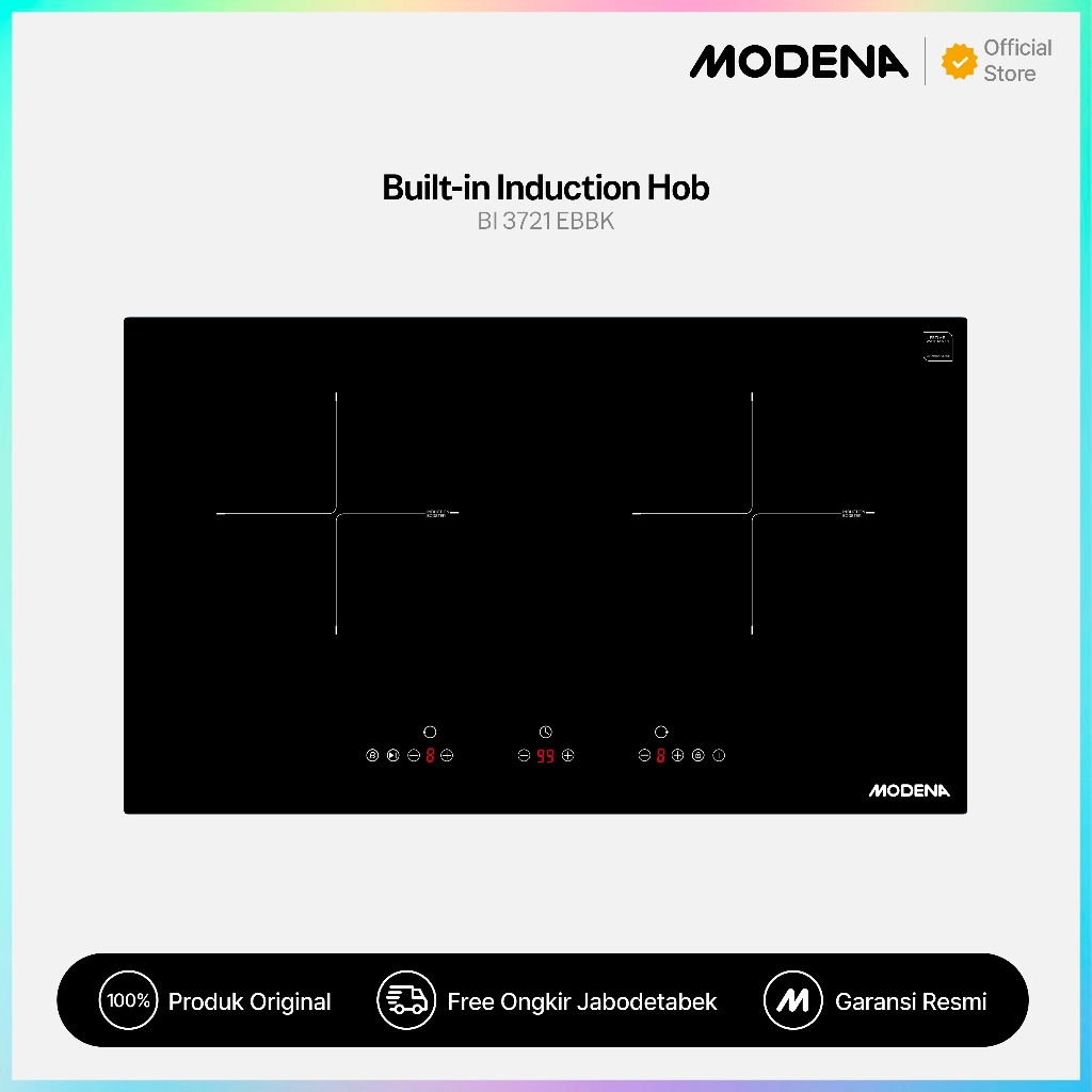 modena BI 3721 EBBK Kompor Tanam Induksi