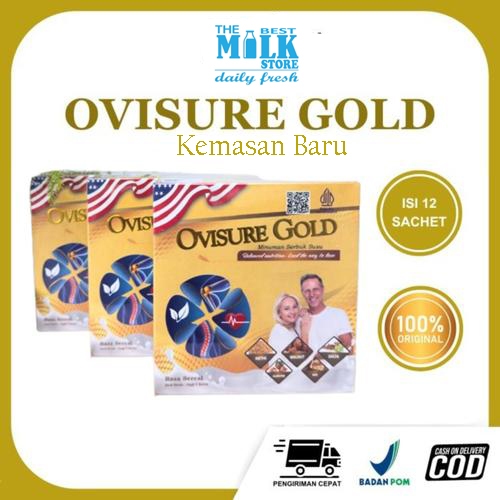 

Ovisure Gold Kemasan Baru Untuk Tulang dan Sendi isi 12 sachet