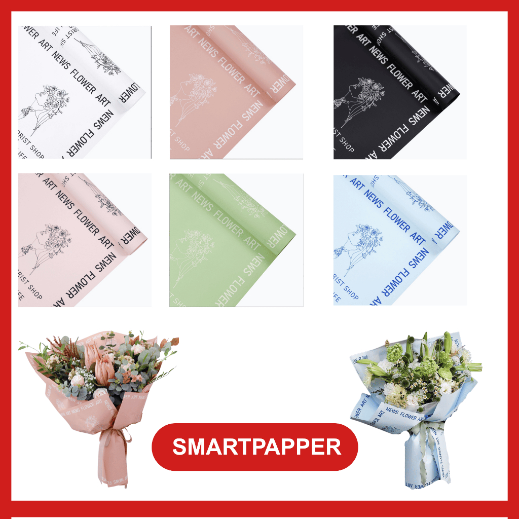 

Kertas Buket Bunga Flower Wrapping Cellophane Paper Kertas Buket Bunga Ecer KB112