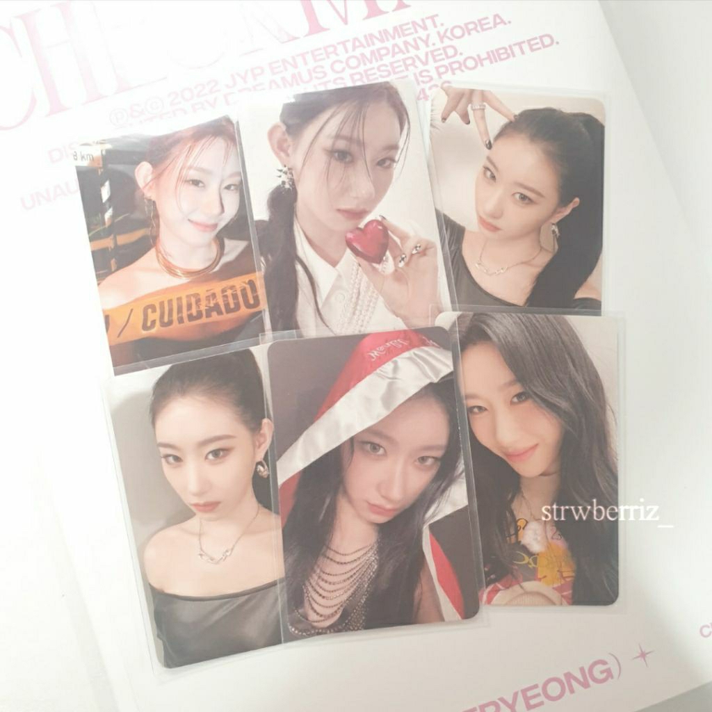 Photocard Itzy Chaeryeong OFFICIAL 