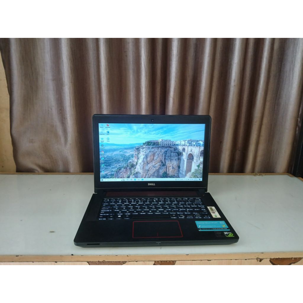 leptop dell inspiron core i7 4720hq ssd 500gb ram 8gb dual vga nvidia geforce gtx 950 4gb keyboard b