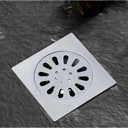 Filter Saringan Penutup Lubang Saluran Air Kamar Mandi Stainless Anti Mampet