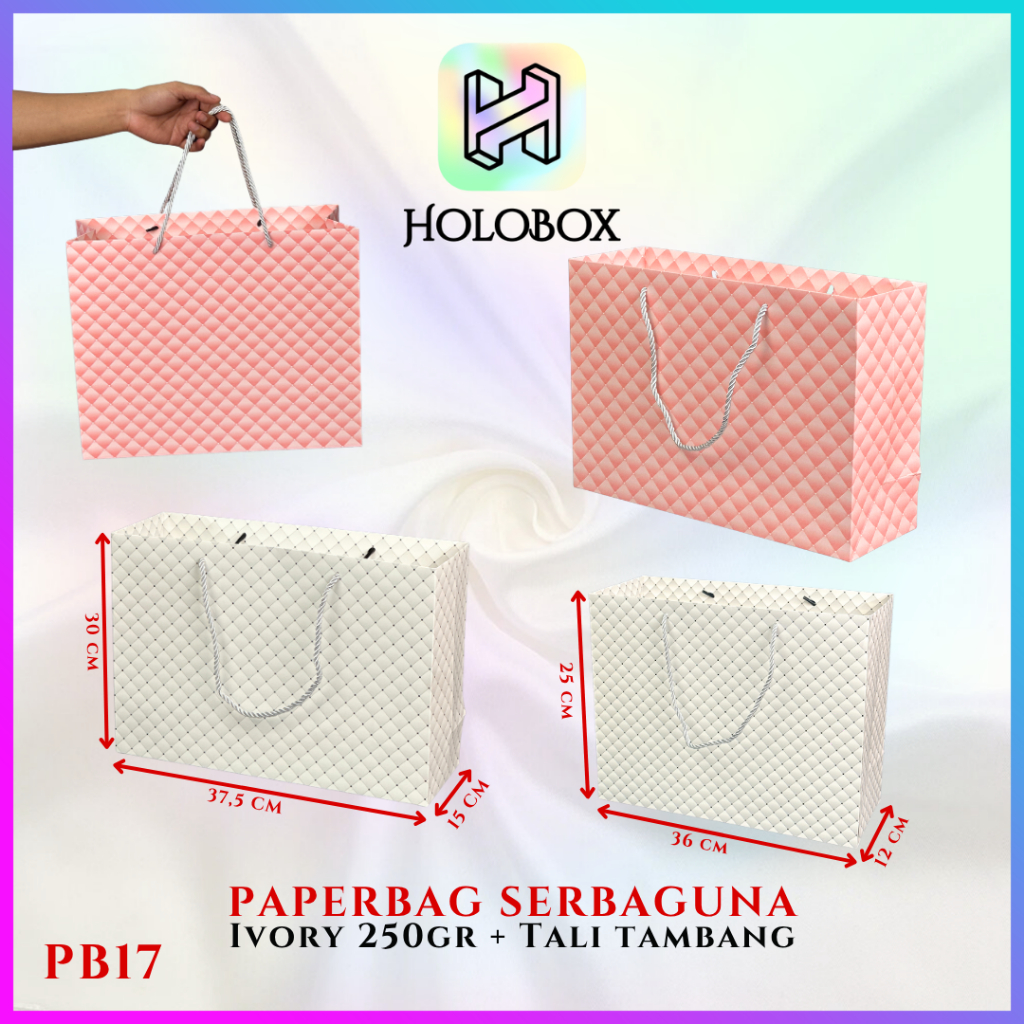 

Paper Bag Hadiah Jumbo / Premium Gift Bag / Tas Kado Jinjing / PB17