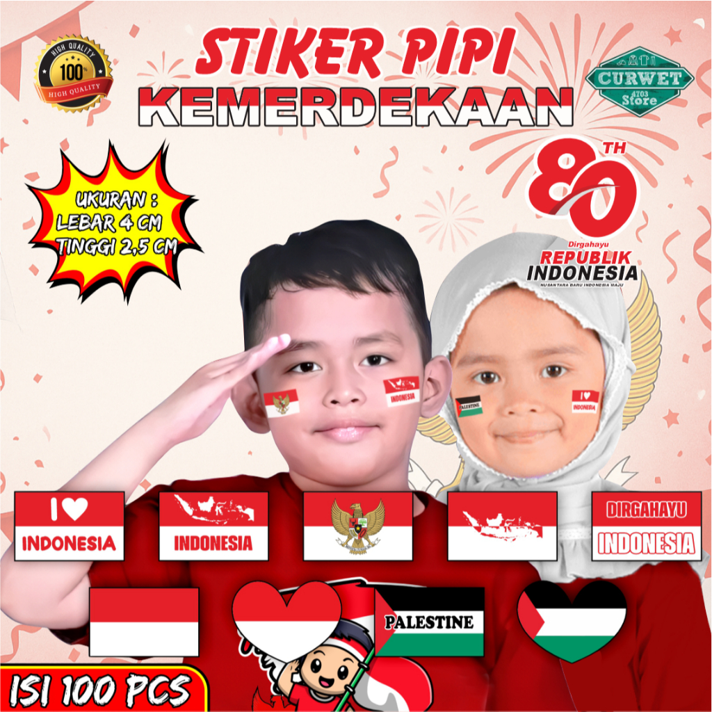 

STIKER PIPI KEMERDEKAAN HUT RI 17 AGUSTUS