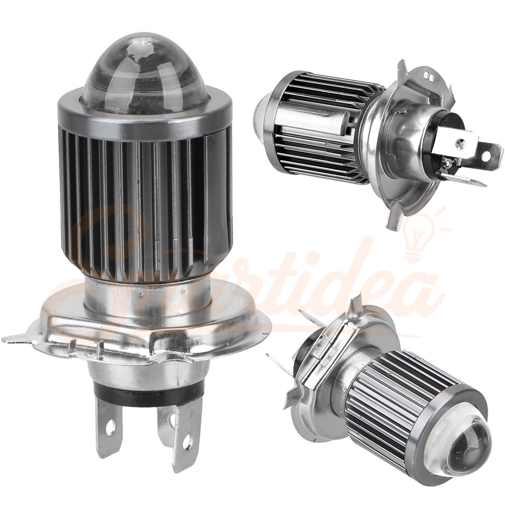 Terbaru Motor Mobil H4 Laser Lampu Led Utama Laser D2 2 Warna Putih Kuning Ac Dc / H4 Laser