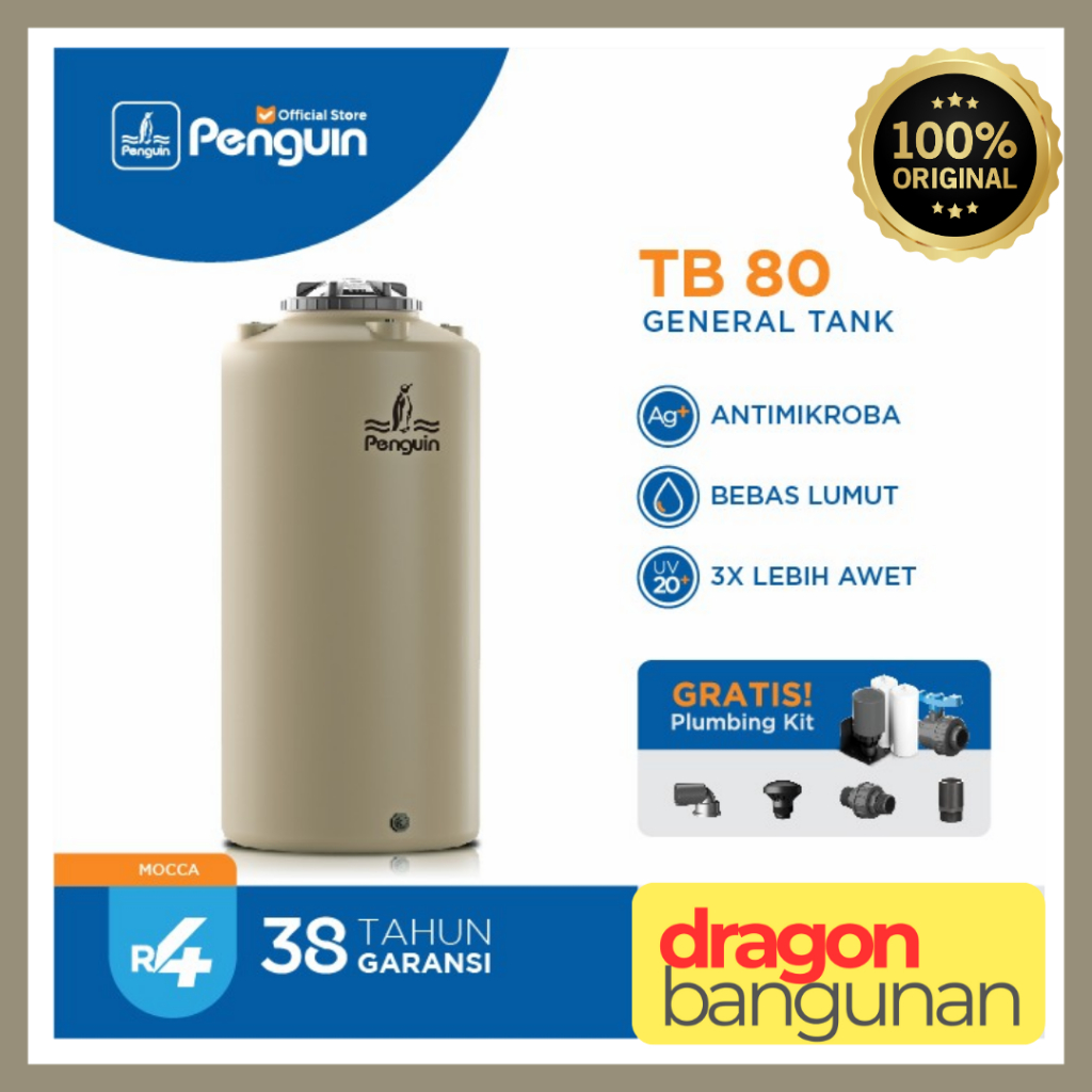 Tangki Air Penguin TB 80 Moca / Toren Air Penguin 800 Ltr / Tandon Penguin