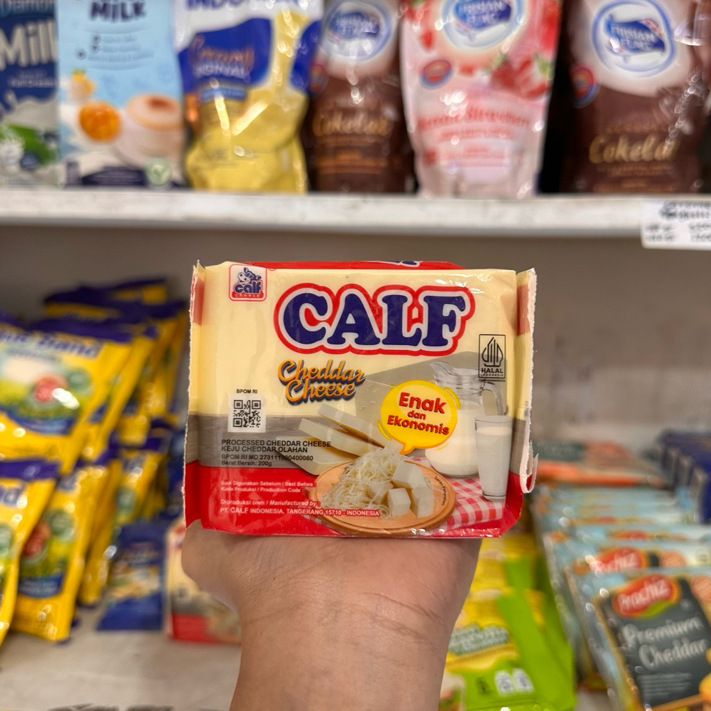 

CALF cheese cheddar 200g