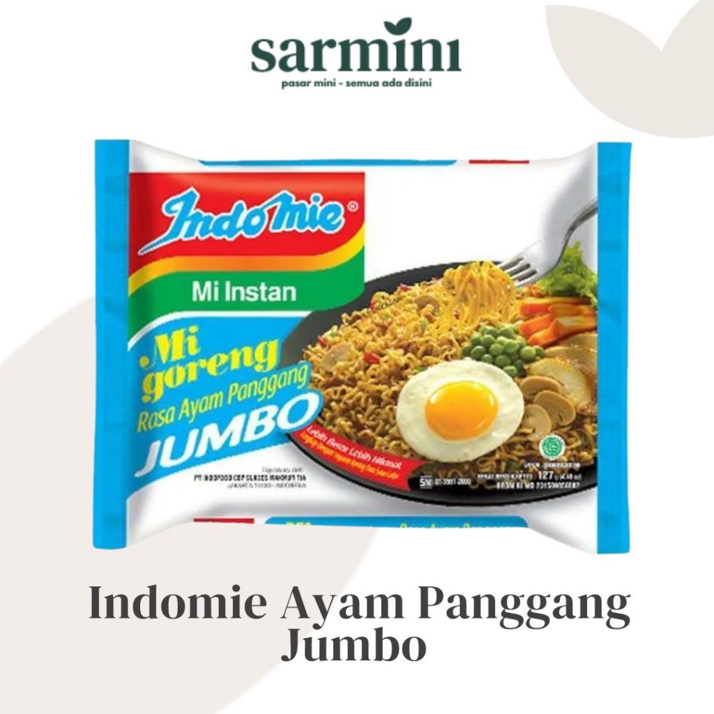 

Indomie Goreng Jumbo Rasa Ayam Panggang 120gram