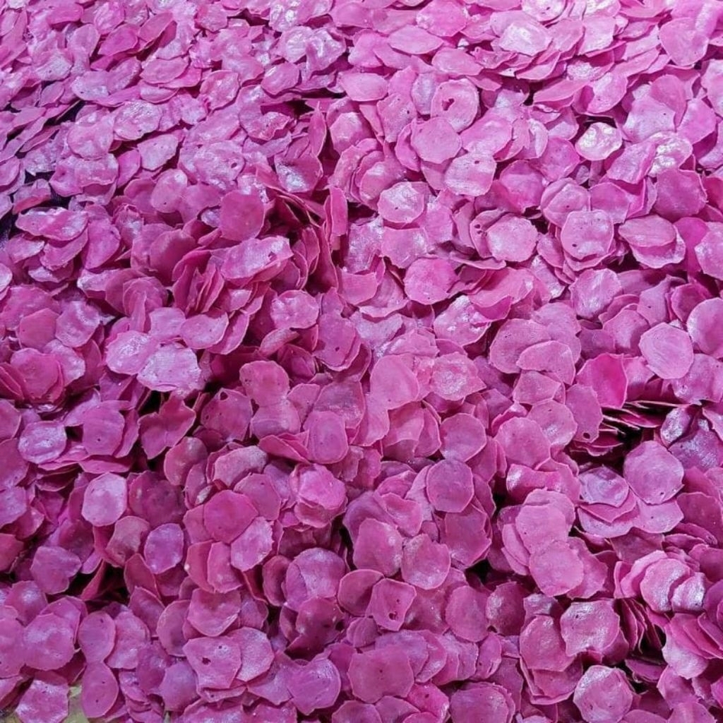 

Krecek Krupuk Upil Warna, Krecek Krupuk Goreng Pasir Khas Kediri