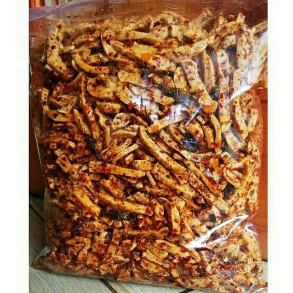 

SUKA NGEMIL | Basreng viral pedas daun jeruk 500 gram basreng stik