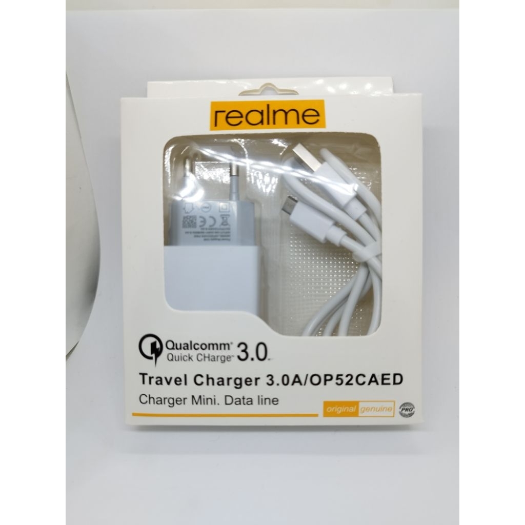 Charger Casan + Kabel Data Micro USB Realme C11/Realme C3/Realme 5/5i Realme 3 Charger Casan + Kabel
