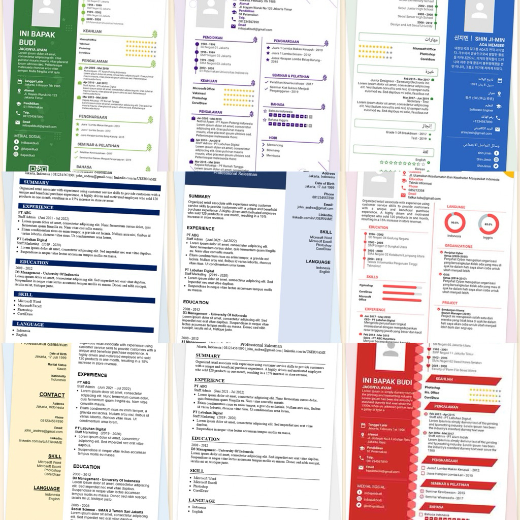 JASA PEMBUATAN CV DAFTAR RIWAYAT HIDUP CUSTOM PDF ATS DOCX HARGA MURAH MERIAH UNTUK MELAMAR PEKERJAA