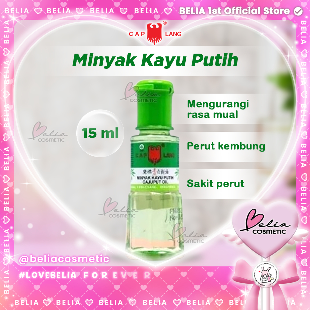 ❤ BELIA ❤ Minyak Kayu Putih Cap Lang 15 ml | (✔️BPOM) | Caplang