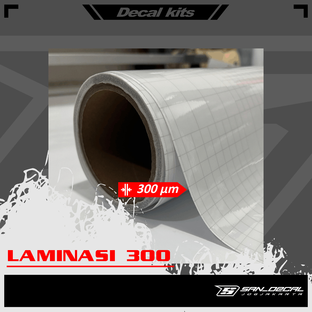 laminasi tebal, vpf300 (bukan merk maxdecal)