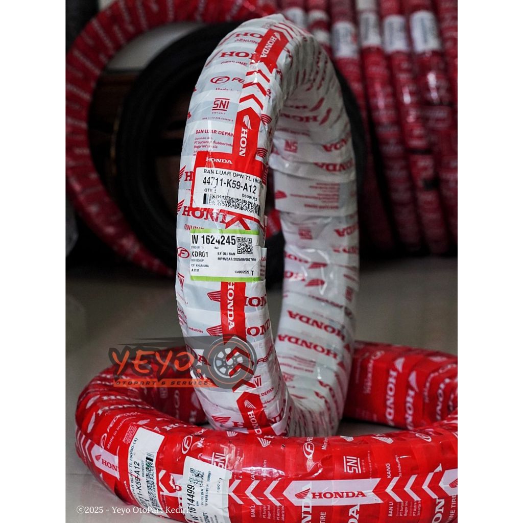 BAN LUAR HONDA TUBELESS 80/90 44711-K59-A12