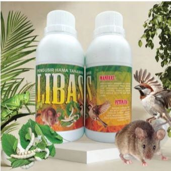 LIBAS - Insektisida Pembunuh Hama Tanaman Pembasmi Tikus Belalang Burung Racun Serangga 250 ml