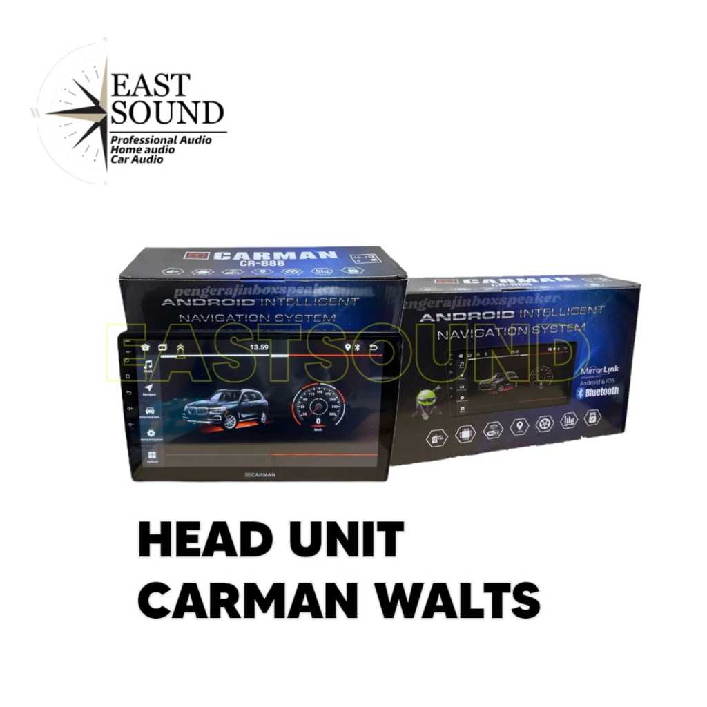 head unit android 9 & 10 inch CARMAN WALTS