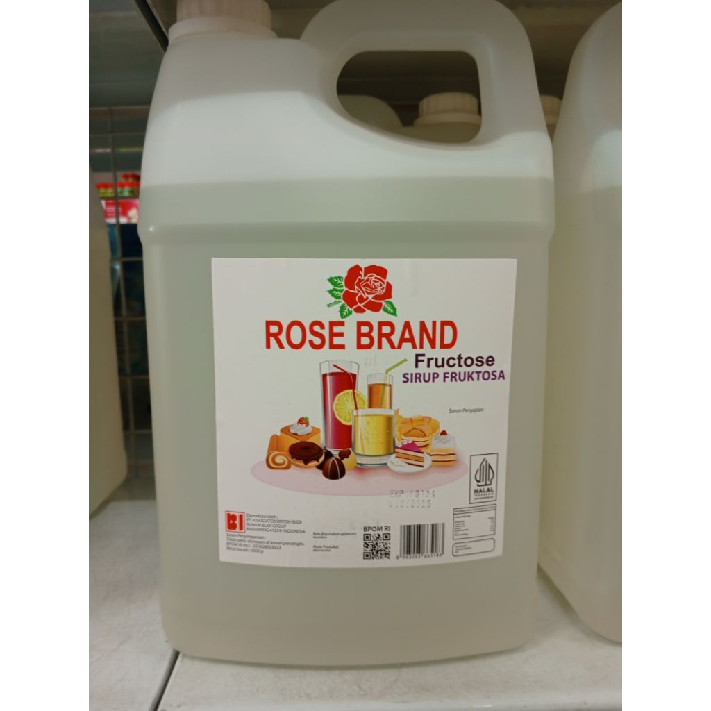 

5 Kg Rosebrand Gula Cair Frucktosa