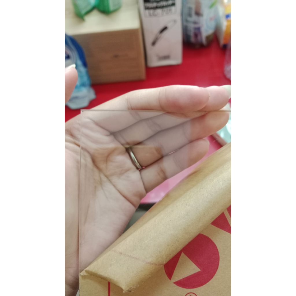 akrilik lembaran 3mm bening 122x244 merk MC