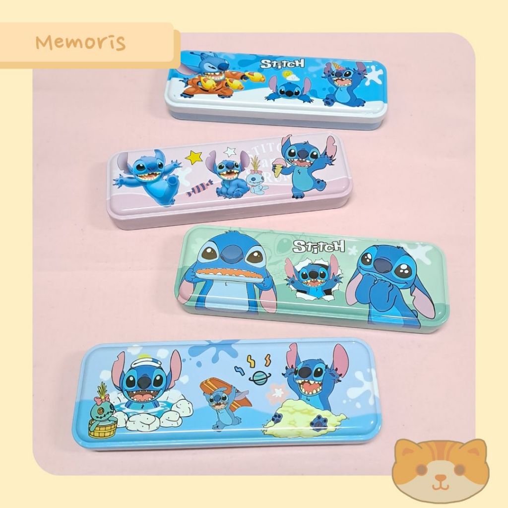 

Kotak Pensil/ Pencil Case Kaleng Viral Lilo and Stitch
