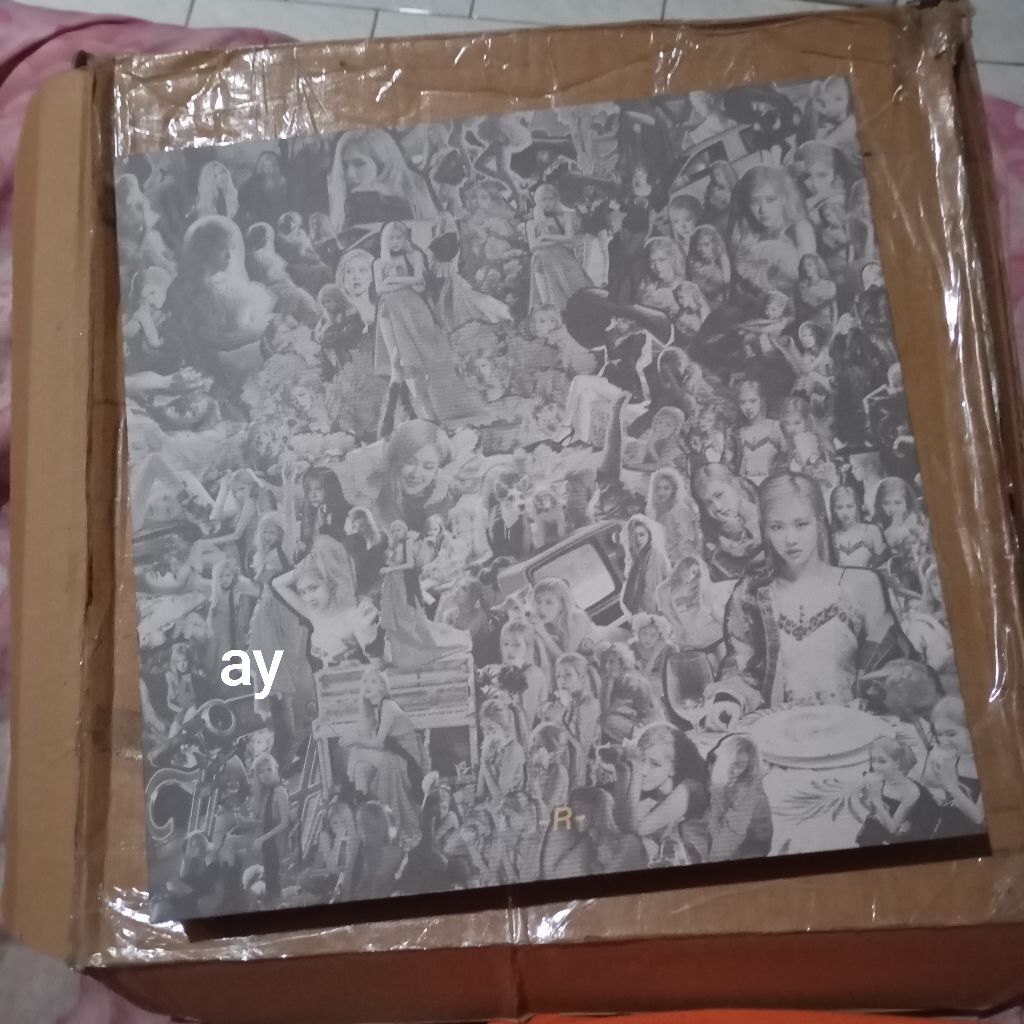 [BACA DESKRIPSI] Vinyl LP Piringan Hitam Rose -R- Blackpink Fullset Unsealed Official